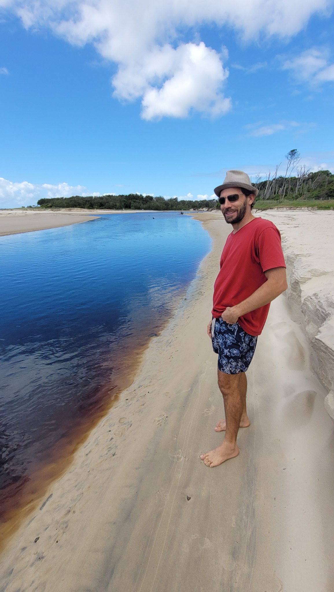Northern Rivers coastal river and beach