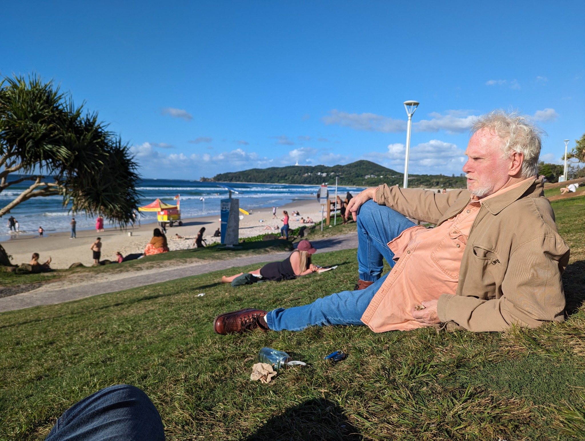 Participant enjoying the Byron Bay foreshore